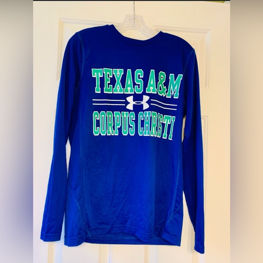 Under Armour Texas A&M Corpus Christi Blue Athletic Shirt